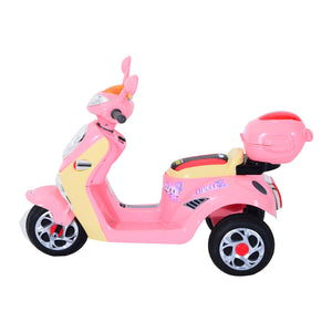 Moto Elettrica per Bambini 6V Motorino Rosa