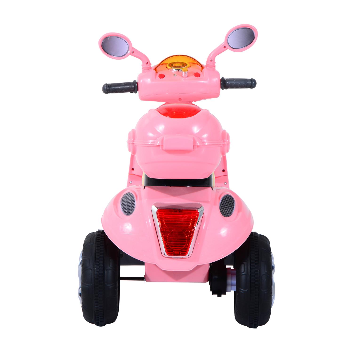 Moto Elettrica per Bambini 6V Motorino Rosa