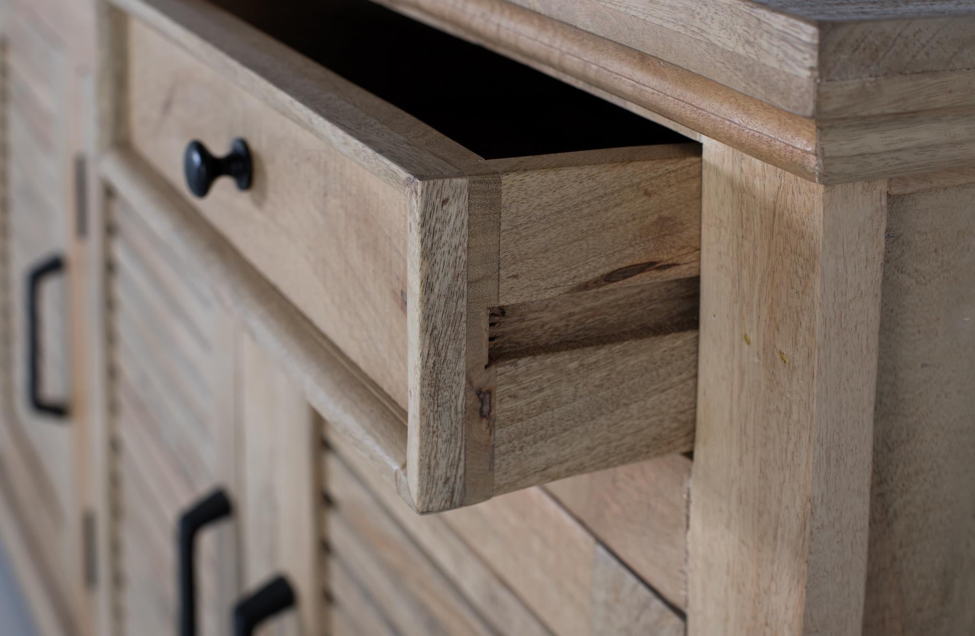 Credenza in  massello di mango