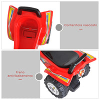 Quad Cavalcabile per Bambini Rosso