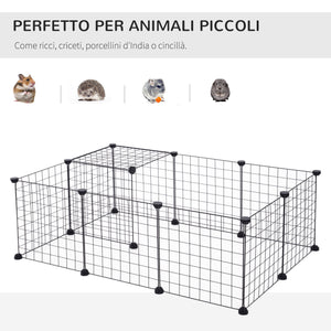 Box per Animali nero 106x73x36 cm