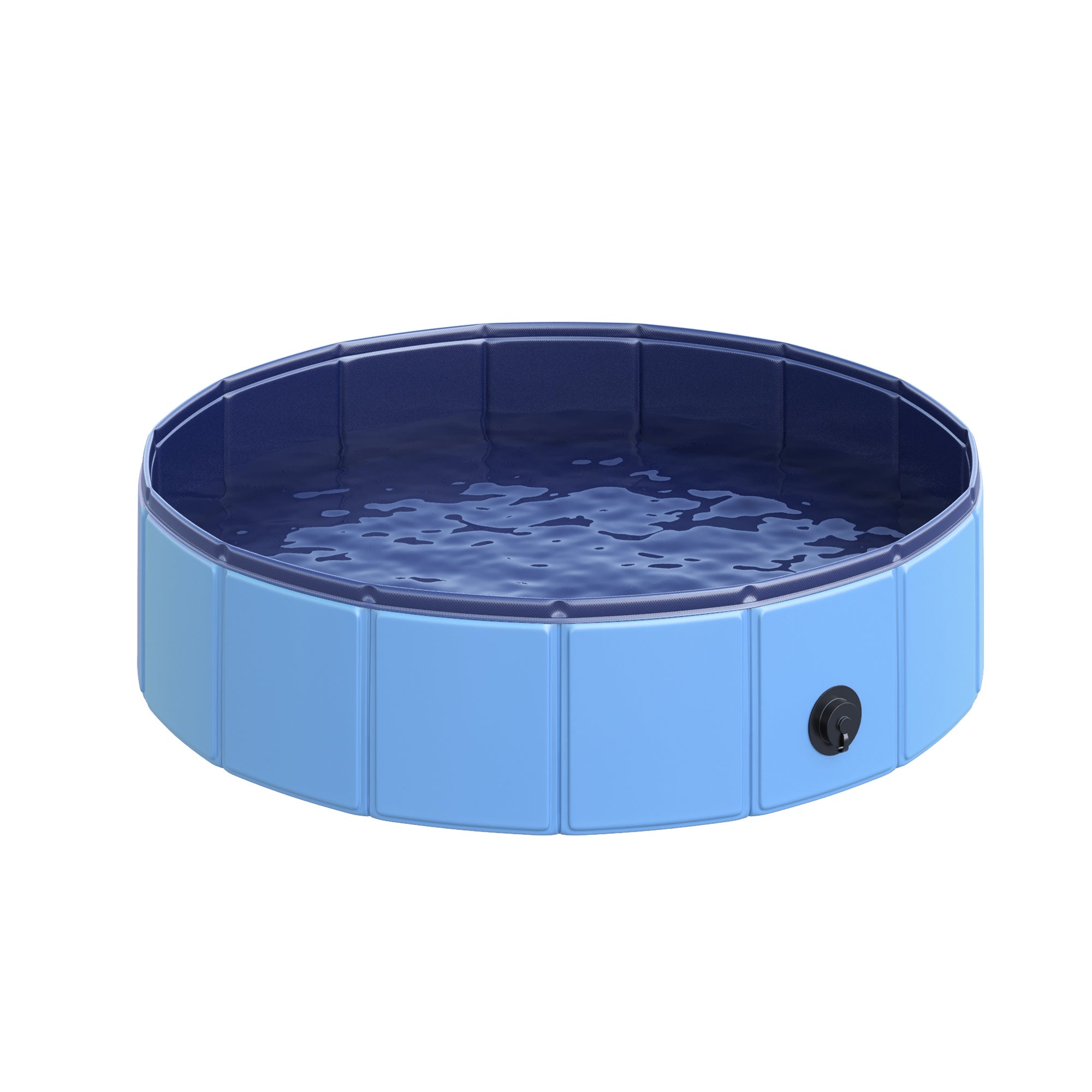 Piscina Pieghevole per Cani in PVC Blu Ø80x20 cm