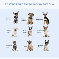 Gabbia Trasportino per Cani Gatti Pieghevole in Acciaio Doppia Apertura 76x53x57 cm Nero