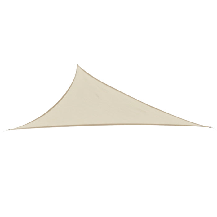 Tenda Vela da Giardino Triangolare 5x5x5m Beige