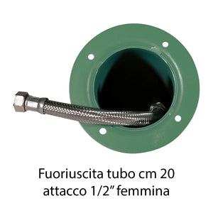 Fontana da Giardino con Rubinetto Belfer 42AR Grigio Antracite