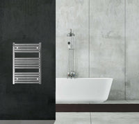 Scaldasalviette da Bagno 800x550 mm in Acciaio Bonussi Stand Dritto Cromo