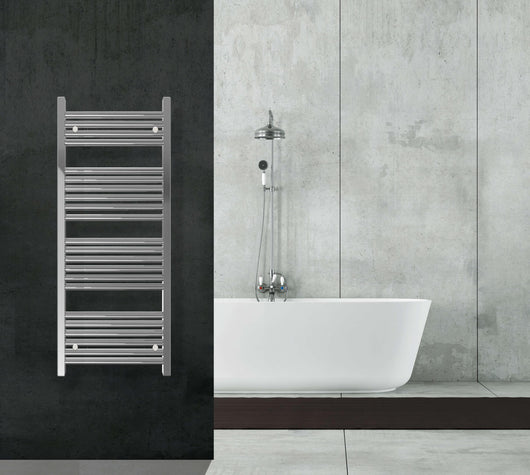 Scaldasalviette da Bagno 1200x550 mm in Acciaio Bonussi Stand Dritto Cromo