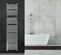 Scaldasalviette da Bagno in Acciaio H1800 mm Bonussi Stand Dritto Cromo 1800x450 mm