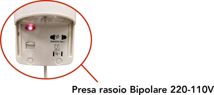 Asciugacapelli Phon a Pistola 1200W Vama Viento Shaver Bianco