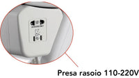 Asciugacapelli Phon a Pistola da Cassetto 1200W Vama Viento Shaver Bianco