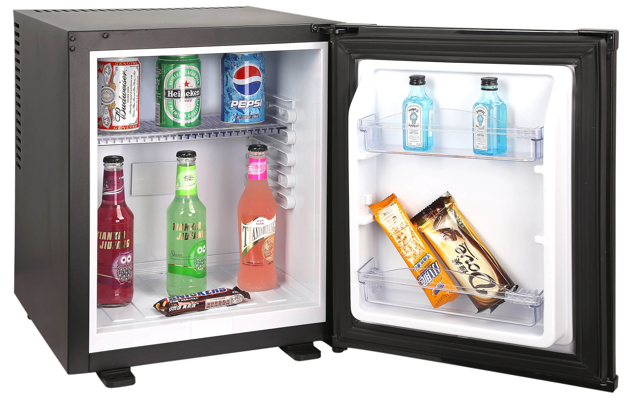 Mini Frigo per Hotel 28 Litri Vama Minibar Top Nero