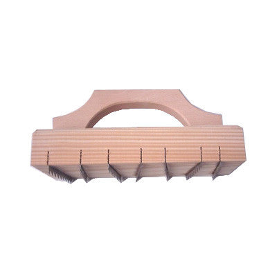 Grattatufo Professionale Piano Con Impugnatura In Legno, Manico Ad Arco Sicuro E Lame 23X9 Cm-Sad