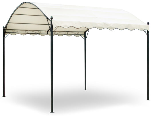 Gazebo da Giardino 3x4m in Ferro Morel Boston Bianco