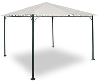 Gazebo da Giardino 3x3m in Metallo Morel Decò Ecrù