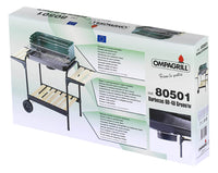 Barbecue a Carbone Carbonella in Acciaio Ompagrill 60-40 Green/W