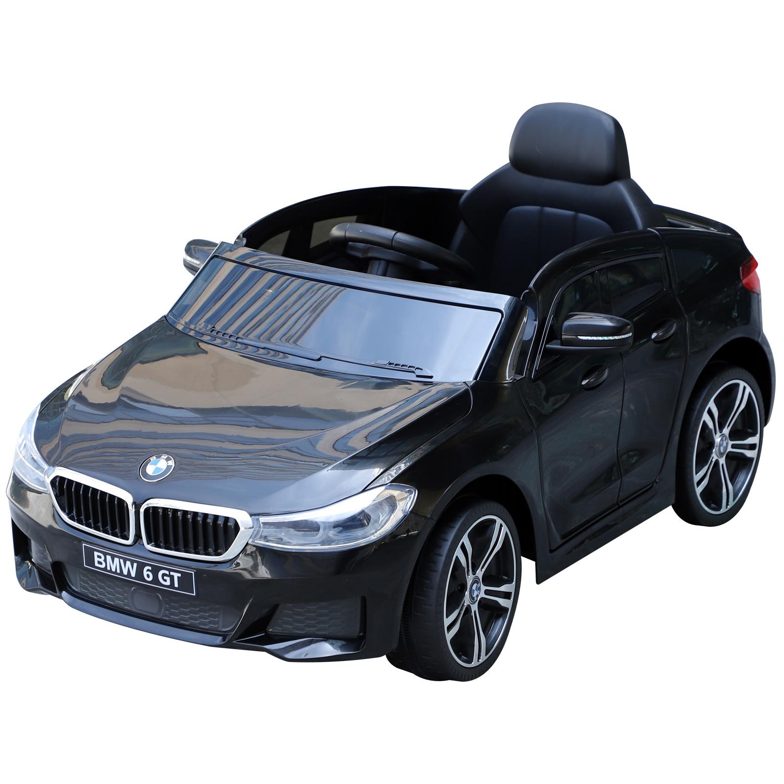 Macchina Elettrica per Bambini 6V con Licenza BMW 6GT Nera