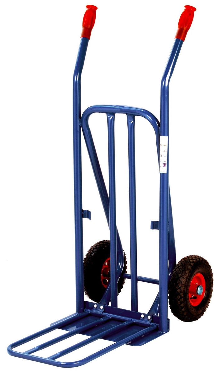 Carrello Portapacchi per Grandi Volumi 120 Kg in Metallo Tosini Blu