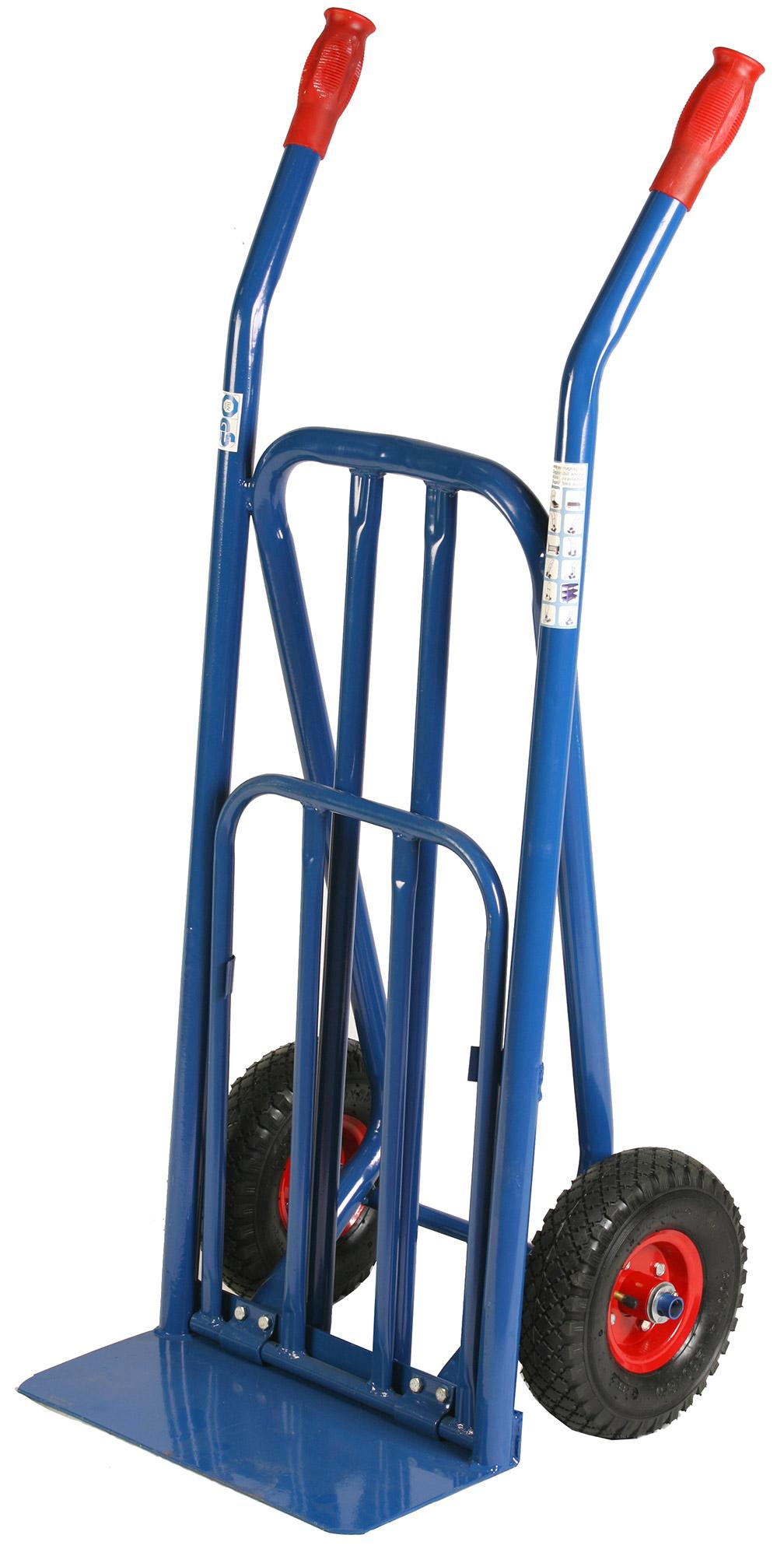 Carrello Portapacchi per Grandi Volumi 120 Kg in Metallo Tosini Blu