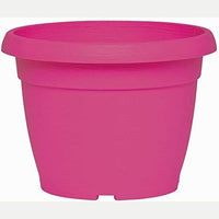 Vaso similcotto spazzolato diametro 22 colore fucsia