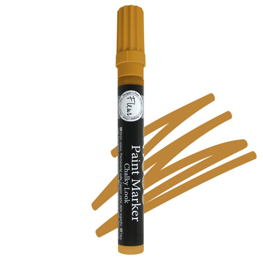 Fleur paint marker punta media 2-4 mm f42 yellow ochre pennarello