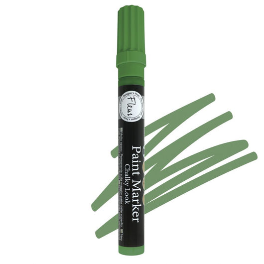 Fleur paint marker punta media 2-4 mm f51 welcome green pennarello