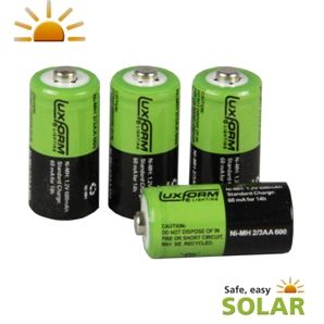 BATTERIE PER LAMPADE SOLARI 2/3AA 600MAH 1.2V