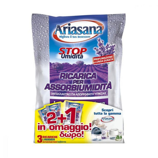 Ariasana  ricarica lavanda 2+1 busta 450 g