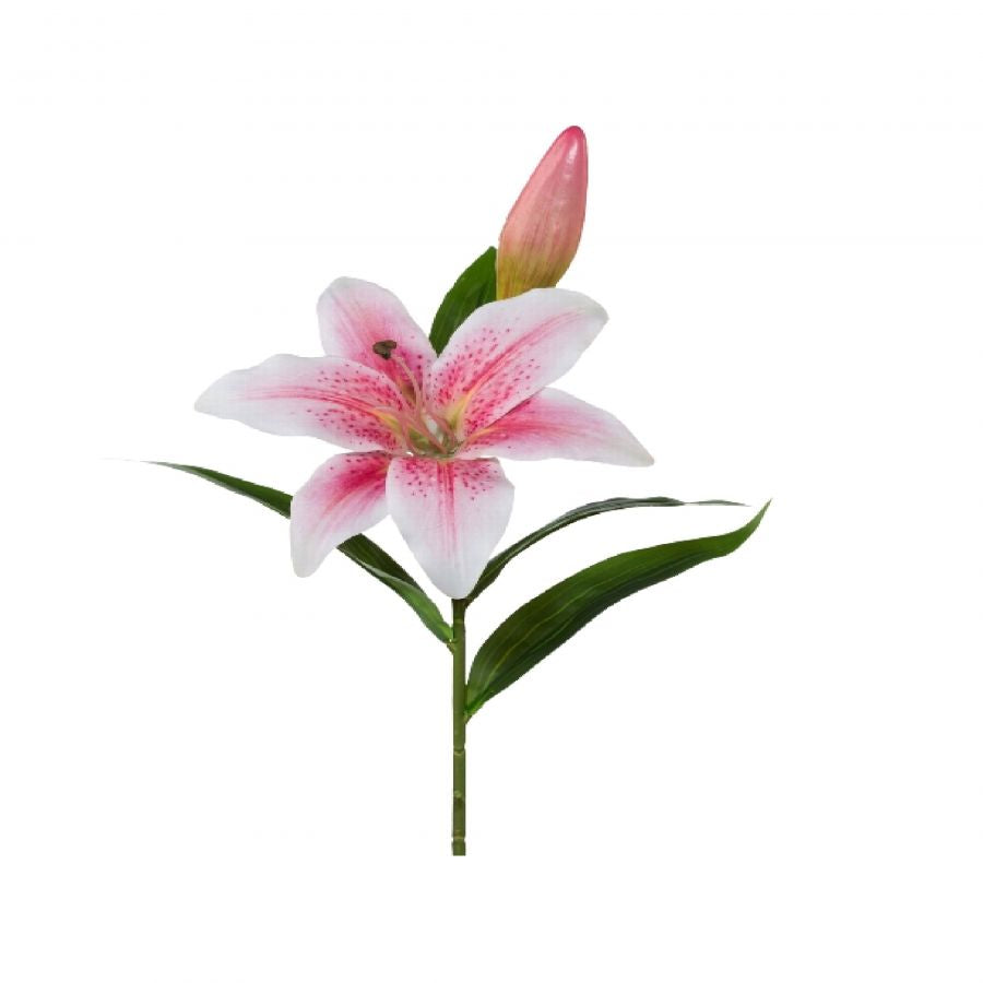 Lily rosa stampa 3d real touch 50cm