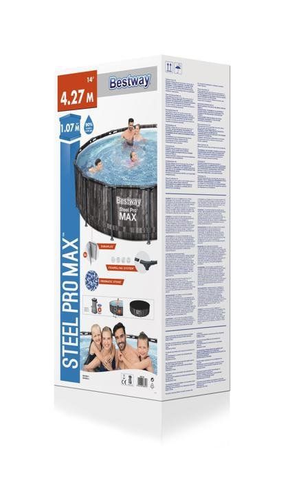 Piscina stell pro max 427x107 cm