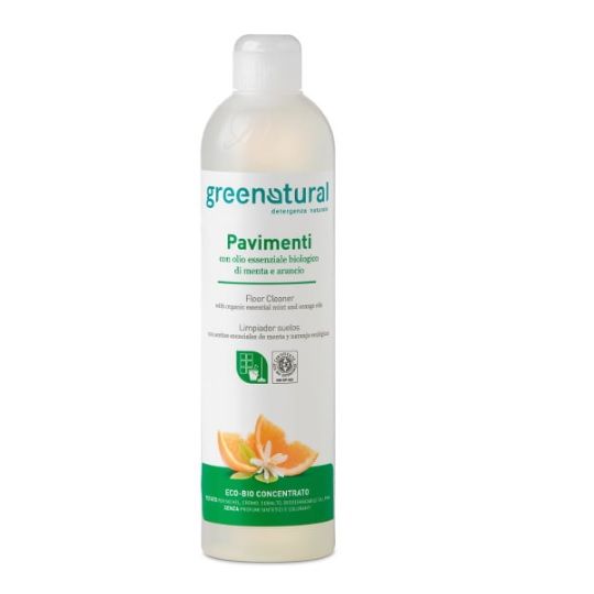 Pavimenti menta e arancio 500 ml bio greenatural