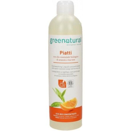 Piatti e stoviglie arancio 500 ml bio greenatural