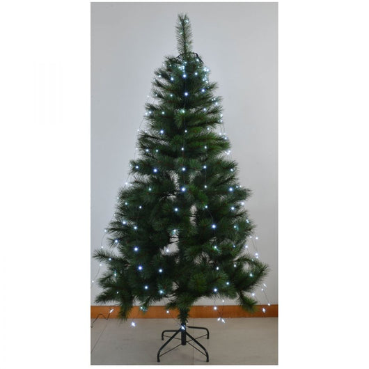 Tenda a led per albero 240 led bianco su filo rame