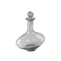 Bottiglia decanter semplice panciuto in vetro 34x11xh20 cm