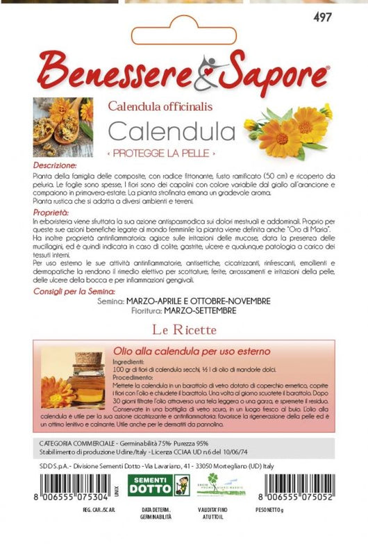 Sementi calendula