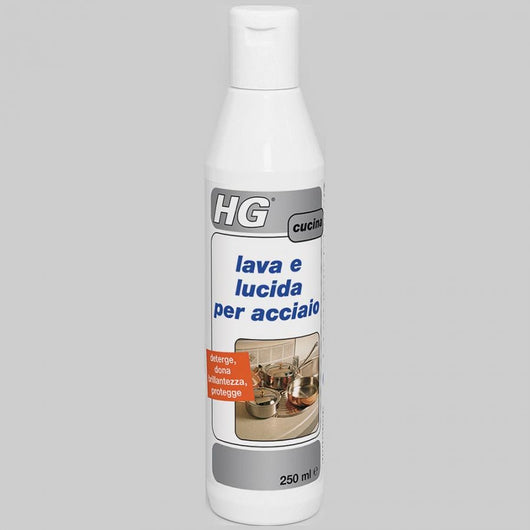 Lava e lucida per acciaio 300 ml