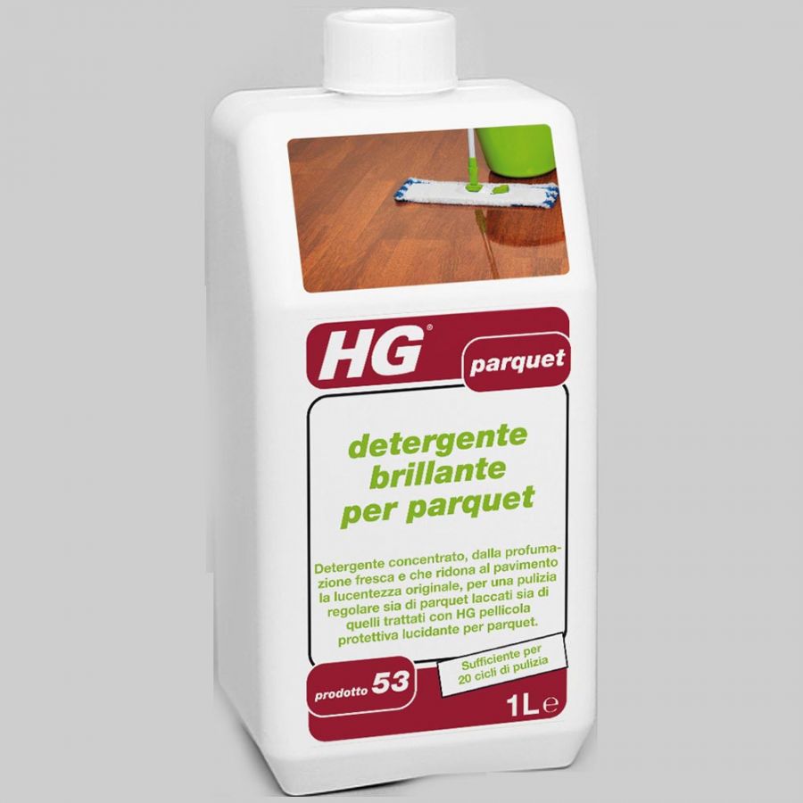 Detergente brillante per parquet