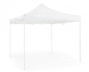 Gazebo Pieghevole da Giardino 2,91x2,91xh2,96m Pandora Bianca