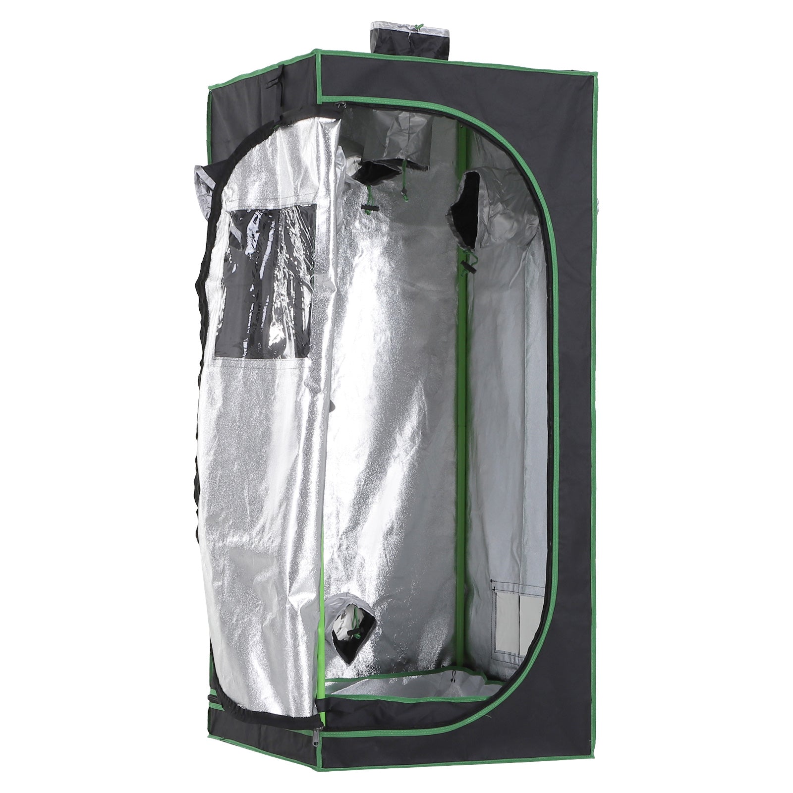 Tenda Coltivazione Idroponica Grow Box 60x60x140 cm con Cerniere Luci Illuminazione  Mylar