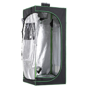 Tenda Coltivazione Idroponica Grow Box 60x60x140 cm con Cerniere Luci Illuminazione  Mylar