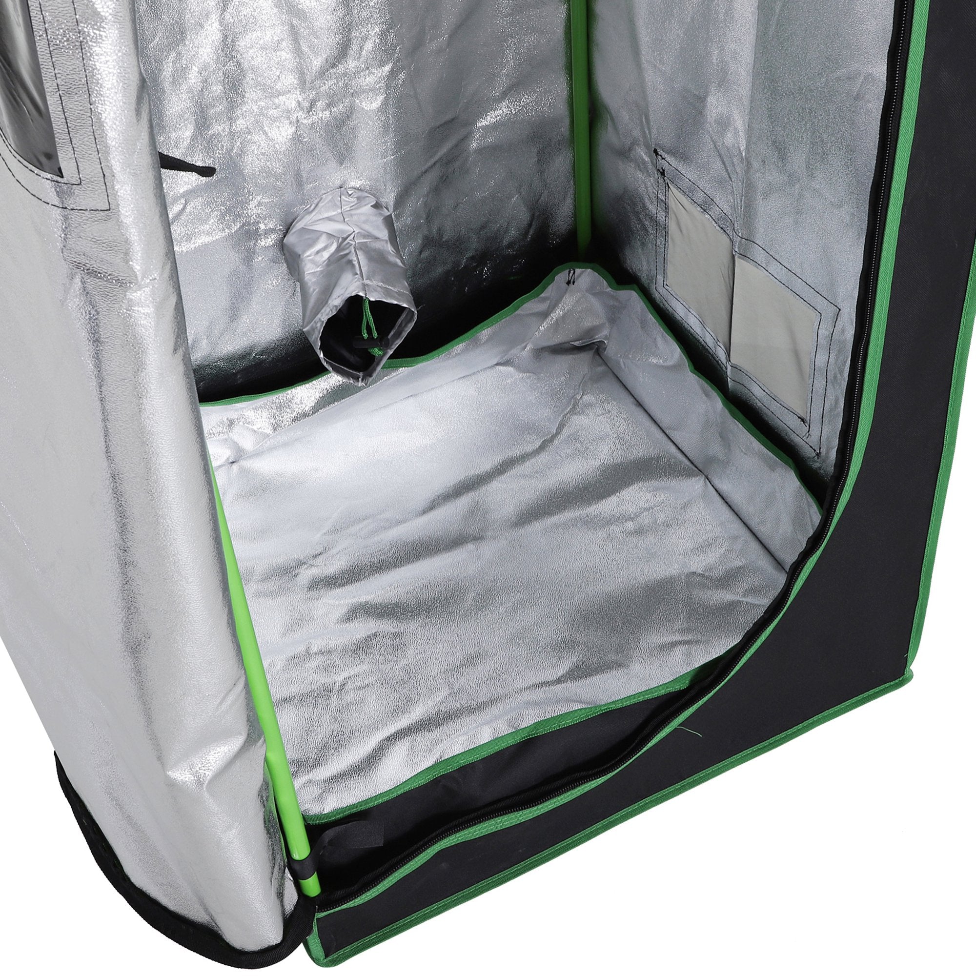 Tenda Coltivazione Idroponica Grow Box 60x60x140 cm con Cerniere Luci Illuminazione  Mylar