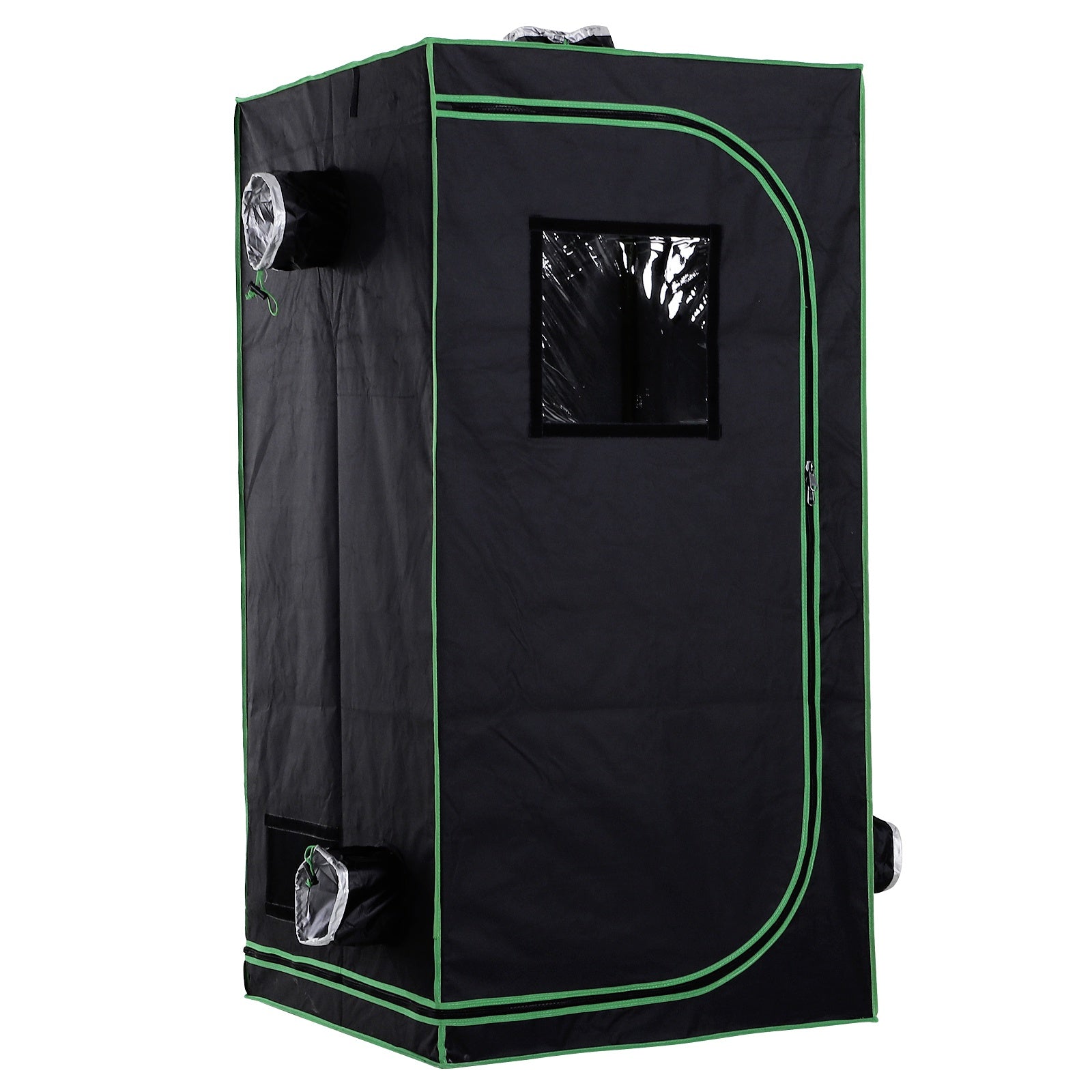 Tenda Coltivazione Idroponica Grow Box 80x80x160 cm con Cerniere Luci Illuminazione  Mylar