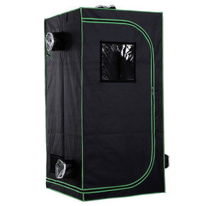 Tenda Coltivazione Idroponica Grow Box 80x80x160 cm con Cerniere Luci Illuminazione  Mylar