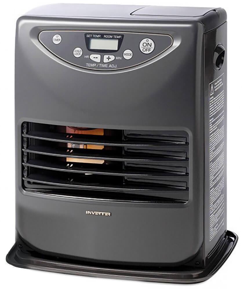 Stufa Elettrica a Combustibile Liquido Portatile 3000W Karlsen Inverter 3026 Grigia