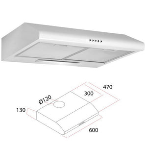 cappa elettrica x cucina cm.60 cod:ferx.17624.stock