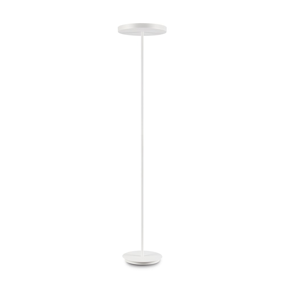 Piantana Moderna Colonna Metallo Bianco 4 Luci Gx53 9W 3000K Luce Calda