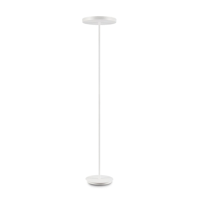 Piantana Moderna Colonna Metallo Bianco 4 Luci Gx53 9W 3000K Luce Calda