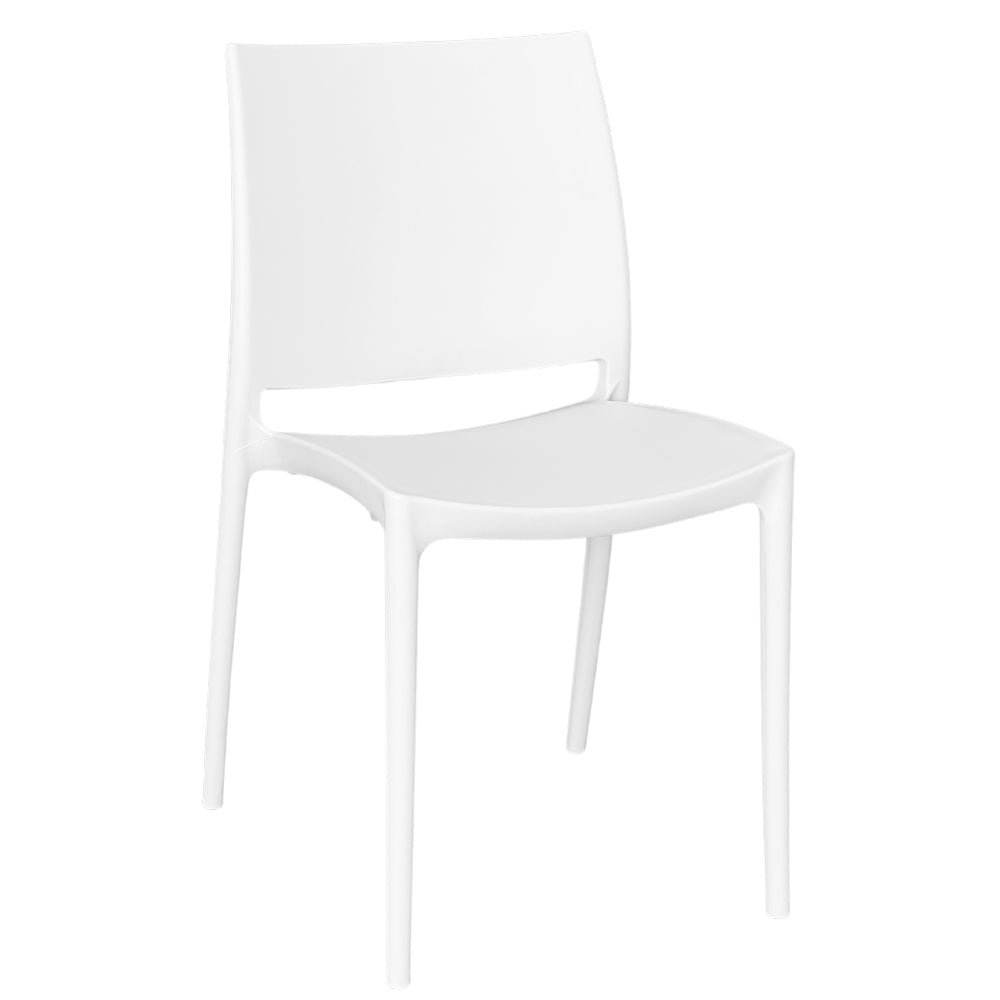 Sedia altea in plastica colore bianco modello confort