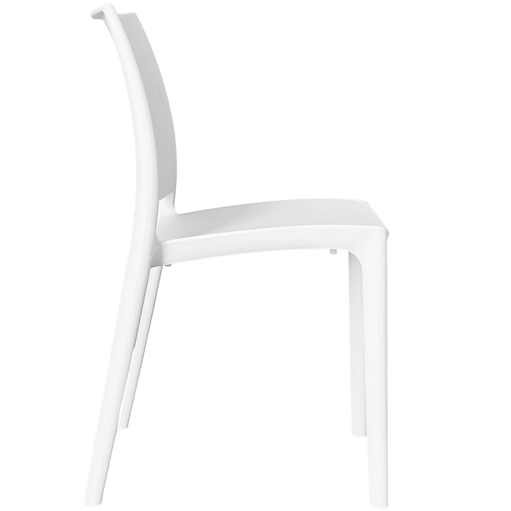 Sedia altea in plastica colore bianco modello confort