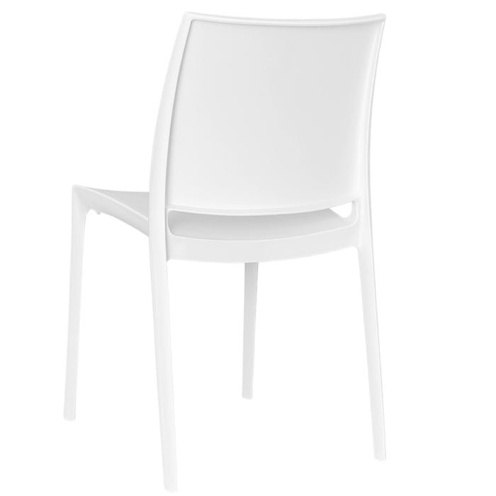 Sedia altea in plastica colore bianco modello confort