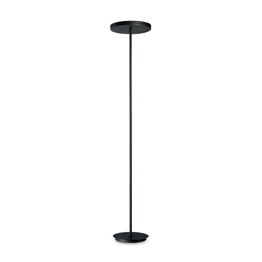 Piantana Moderna Colonna Metallo Nero 4 Luci Gx53 9W 3000K Luce Calda